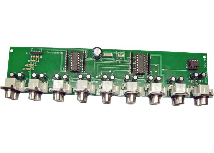 Elektroniczny selektor wejść audio