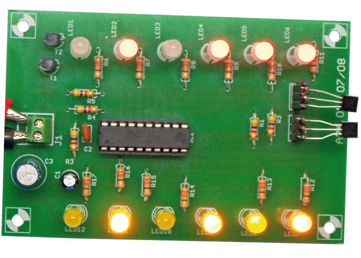 Dwupunktowy termometr binarny