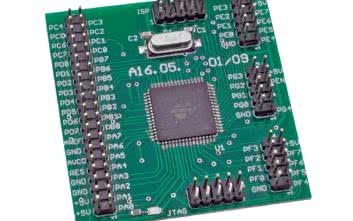 ATmega128 na płytce ewaluacyjnej AVT5311