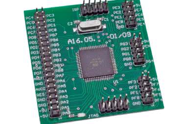 ATmega128 na płytce ewaluacyjnej AVT5311