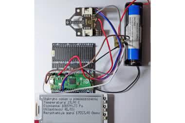 Internet Rzeczy w pomiarach środowiskowych (20). Obsługa czujnika BME688 w języku C++ z użyciem rdzenia RISC-V procesora RP2350