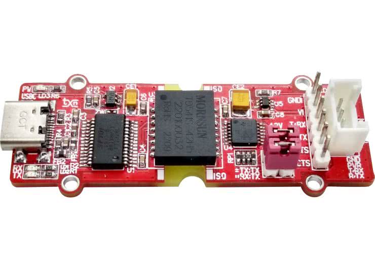 Izolowany konwerter USB-UART z translatorem poziomów