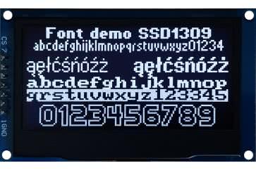 Programowanie w środowisku MicroPython (5). Wyświetlacz OLED