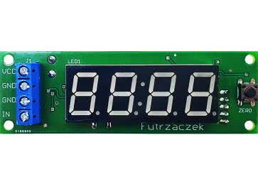 Kompaktowy licznik czasu pracy z detekcją przepływu prądu