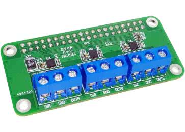 Trójkanałowy moduł pomiaru napięcia, prądu i mocy do Raspberry Pi