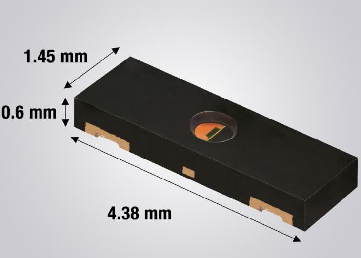 Czujnik światła z kwalifikacją AEC-Q100 w obudowie o wymiarach 4,4 × 1,5 × 0,6 mm