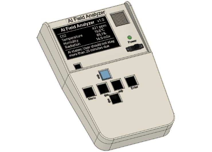 Polowy analizator środowiska bazujący na sztucznej inteligencji