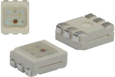 Diody RGB LED w obudowach PLCC-6 z niezależną kontrolą barw