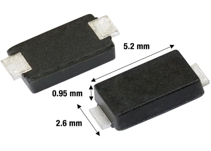 Niskoprofilowe diody Schottky’ego SiC o napięciu 650 V lub 1200 V