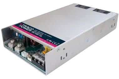 Tani 1000-watowy zasilacz sieciowy z serii TXN o dopuszczalnej temperaturze pracy +70°C