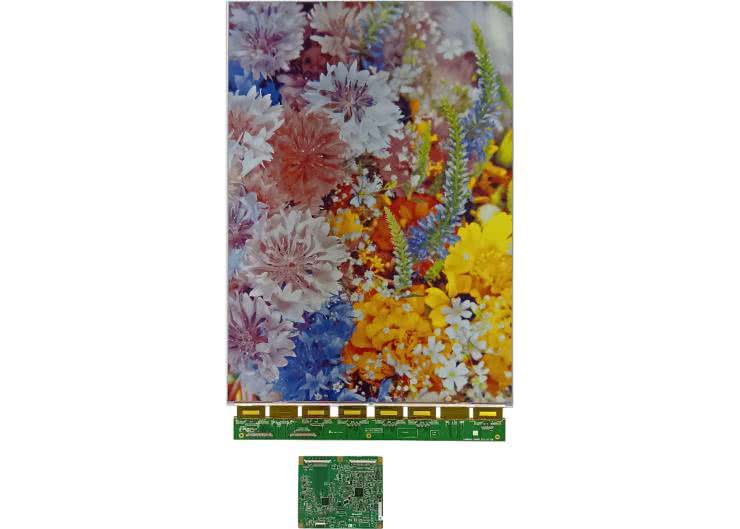 Kolorowy wyświetlacz e-paper w formacie A2 firmy Sharp