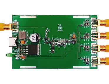 Wzmacniacz dystrybucyjny do warsztatowego generatora OCXO