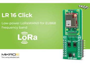 Moduł komunikacyjny mikroBUS na pasmo 868 MHz zgodny ze specyfikacją LoRaWAN 1.0.4
