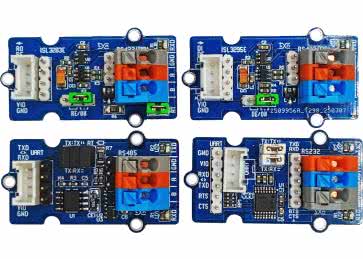 Drivery magistral szeregowych RS232, RS422, RS485 zgodne z Grove