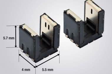 Nowe czujniki szczelinowe w obudowach o powierzchni 5,5×4,0 mm i wysokości 5,7 mm