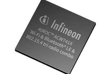 Układy komunikacyjne z interfejsami Wi-Fi 7, Bluetooth LE 6.0 i IEEE 802.15.4 Thread