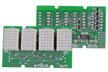 Moduł czterech wyświetlaczy LED 5×7