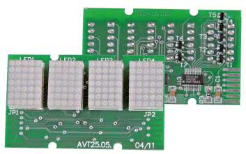 Moduł czterech wyświetlaczy LED 5×7