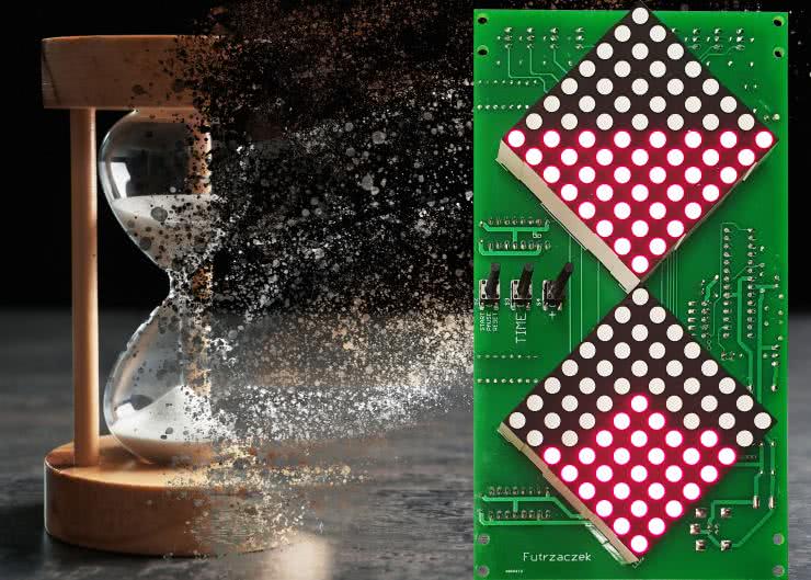 Elektroniczna klepsydra LED