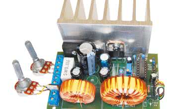 Regulowany stabilizator impulsowy 0-25 V, 0-5 A