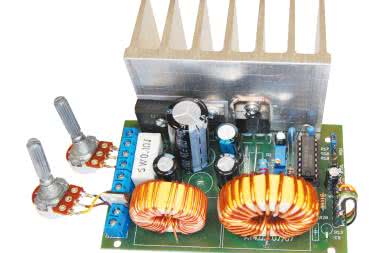 Regulowany stabilizator impulsowy 0-25 V, 0-5 A
