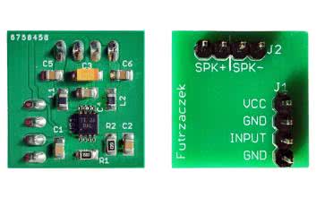 Miniaturowy wzmacniacz audio w klasie D
