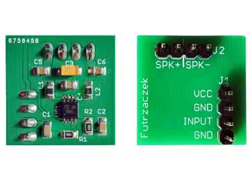 Miniaturowy wzmacniacz audio w klasie D