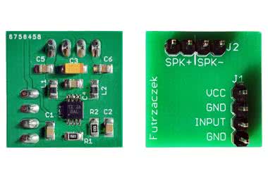 Miniaturowy wzmacniacz audio w klasie D