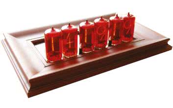 Zegar retro na lampach NIXIE